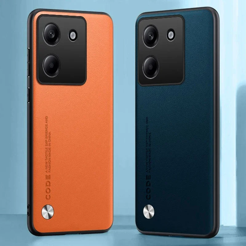 PU Leather Case For Xiaomi Poco M7 Pro 5G Back Cover Silicone Shockproof Full Protection Phone Case For PocoM7 Pro M7Pro