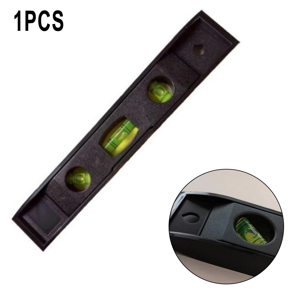 PracticalLevel Magnetic Measuring Tool Plastic 35mm Width Horizontal Bubble Tube Small Three-purpose Level