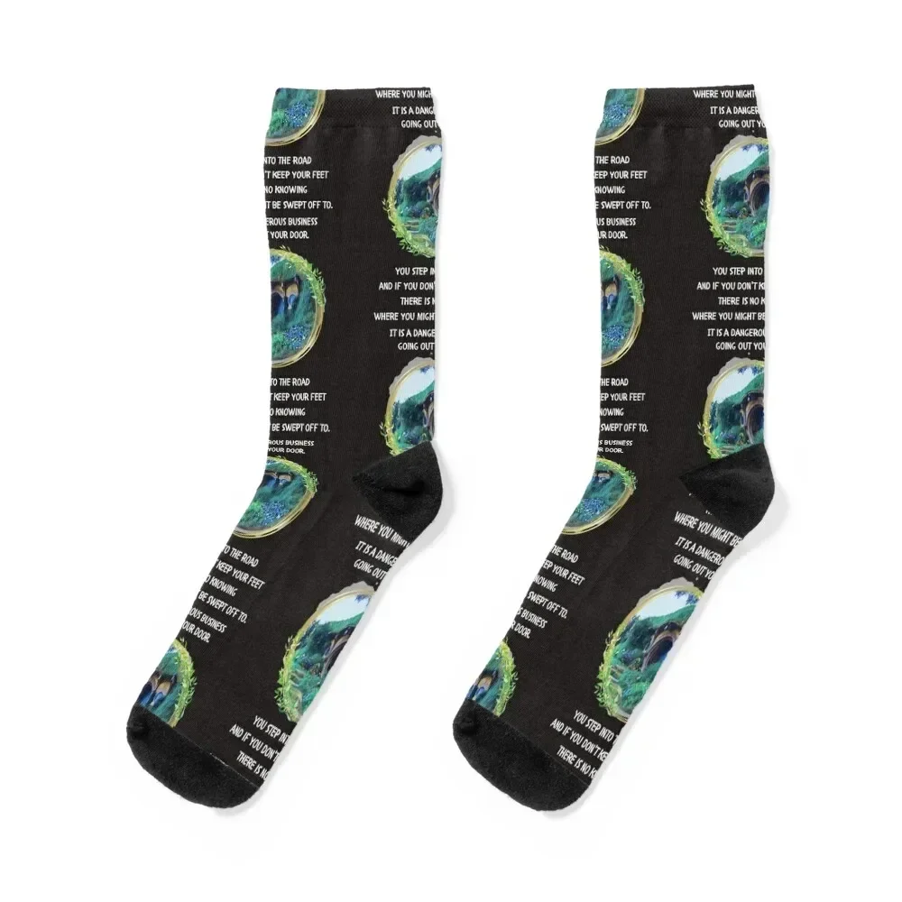 Going out your door Socks football Antiskid soccer Woman Socks Men's