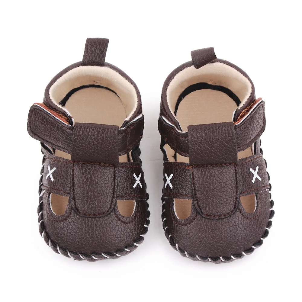 Baby Shoes Soft PU Hollow Sandal for Toddler Boys and Girls 0-2 Years Spring and Summer High Quality Walking Shoes Fashion D2617