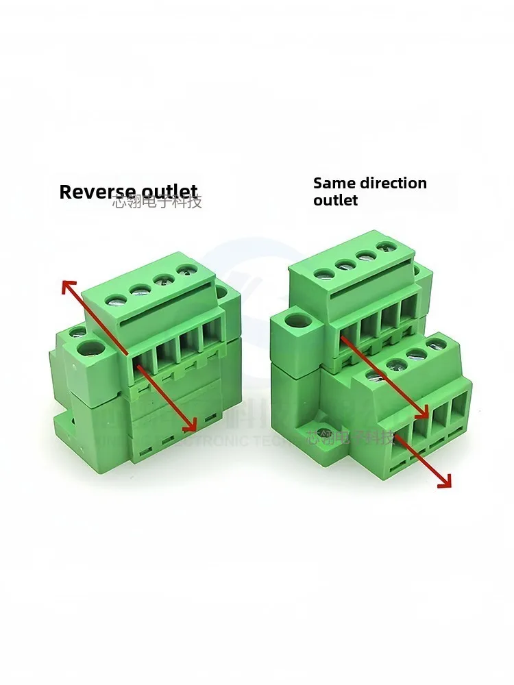 JM15EDG-GBM-3.5/3.81mm Lock plate fixed small spacing butt EDGKAM Terminal with ear