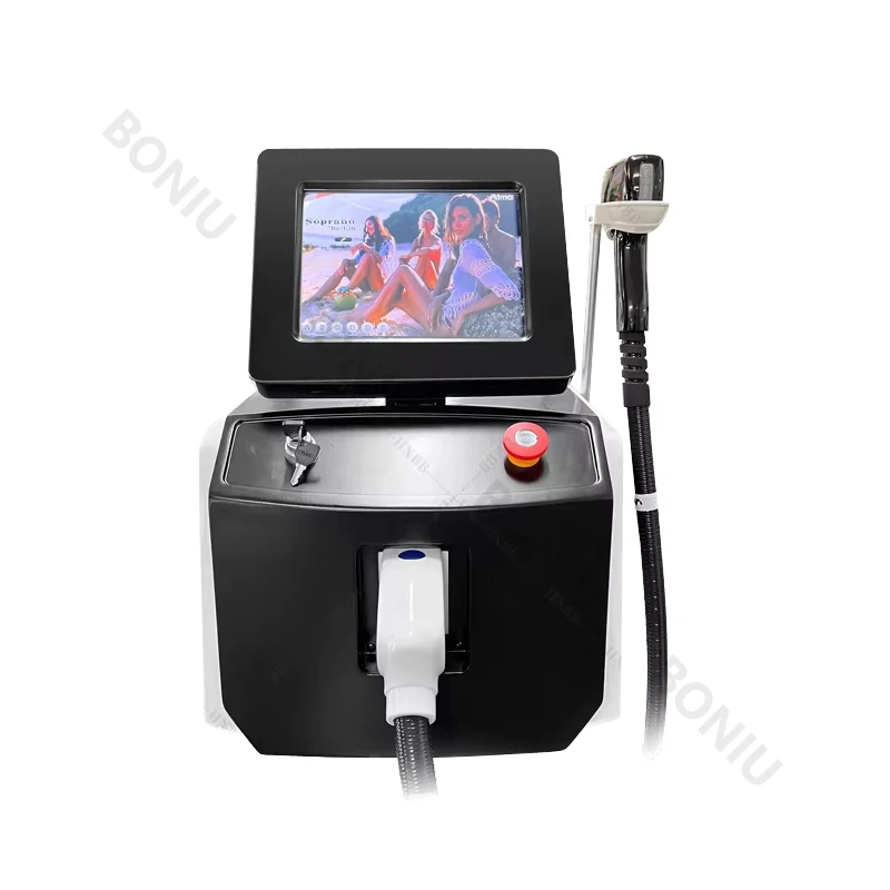 الشحن المحلي 808nm ديود آلة إزالة الشعر 3 موجات ألكسندر ندريت إزالة الشعر الدائم التبريد إزالة الشعر الدائم