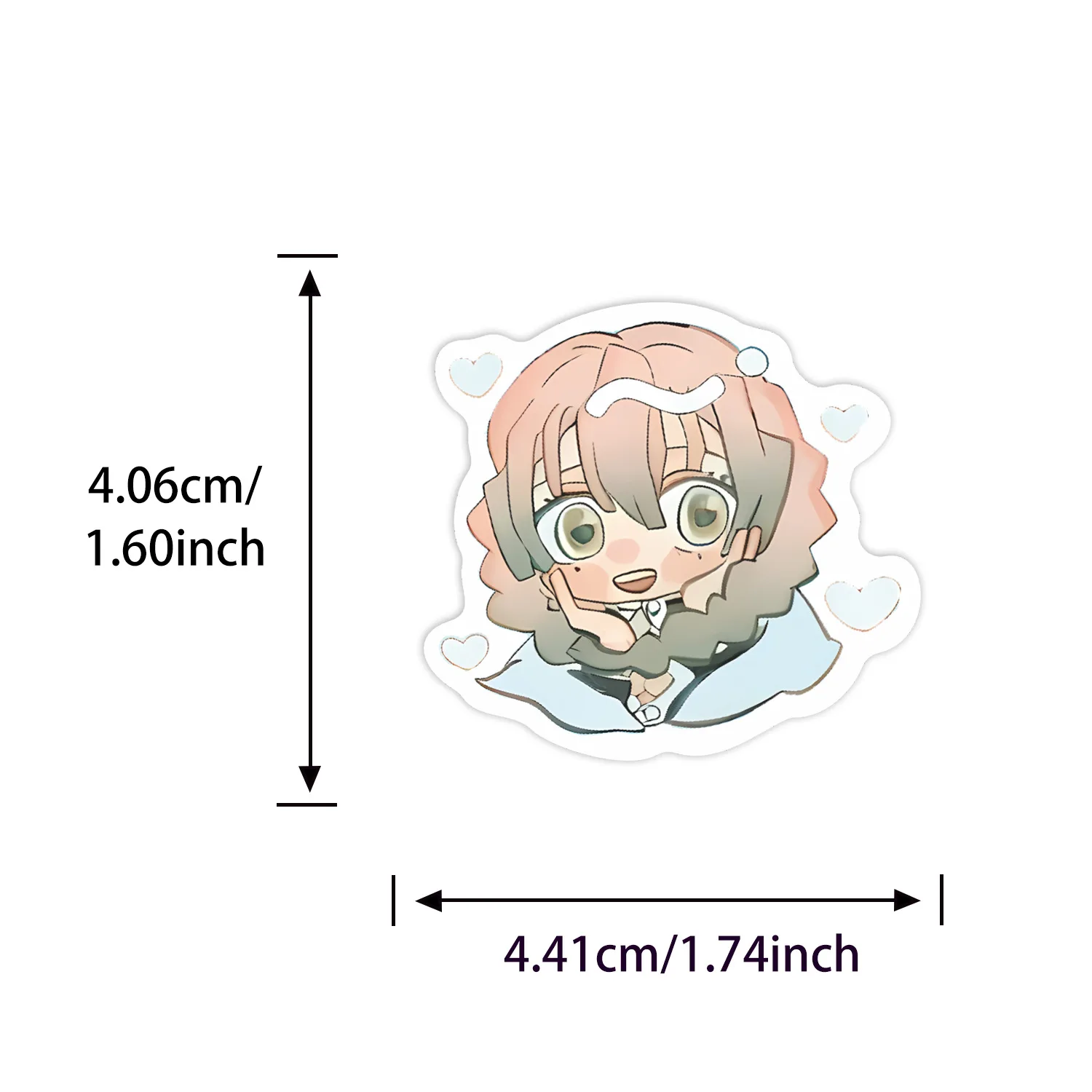 57PCS Cartoon Demon Slayer Anime Sticker DIY Phone Laptop Luggage Skateboard Graffiti Decals Fun for Kid