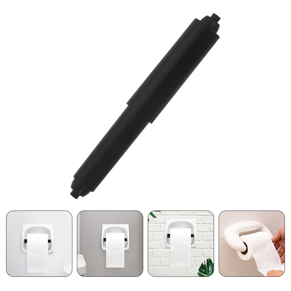 2 Pcs Hotel Roll Paper Holder Toilet Retractable Reel Box Roller Spring Loaded Plastic