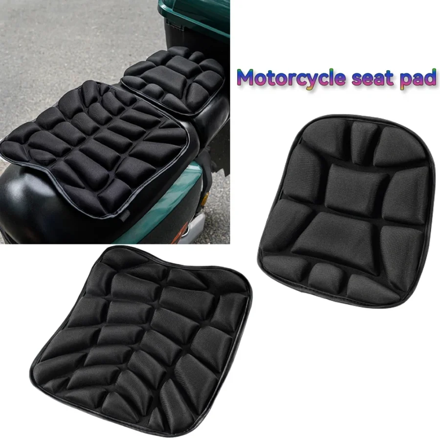 Comfort Gel Motorcycle Seat Pad 3D Breathable Universal Shock Absorbing Cushion Bike Seat Cover for Advanced Mountain Riding