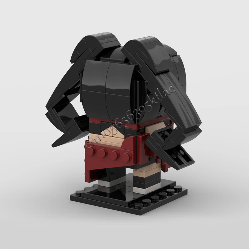 159 PCS MOC Figure di musica virtuale Serie Modelli con testa di mattoni Set Mattoni creativi fai da te Assemblaggio Giocattolo Collezione di regali per bambini Display