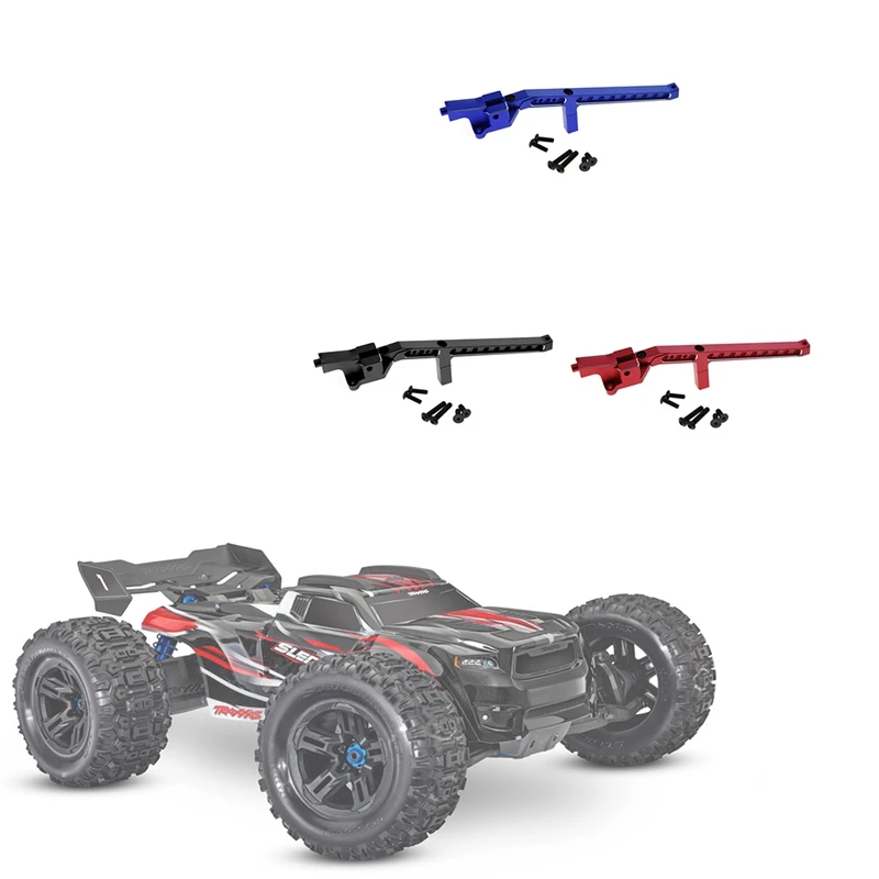 دعامة الهيكل الخلفي من الألومنيوم 9521 لـ 1/8 Traxxas Sledge 95076-4 RC ترقيات أجزاء السيارة الملحقات