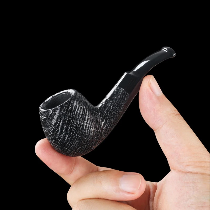 

Деревянная дымовая трубка, модная 1 шт., деревянная курительная трубка, многоразовая портативная мини-тоютная трубка, мужская дымовая трубка