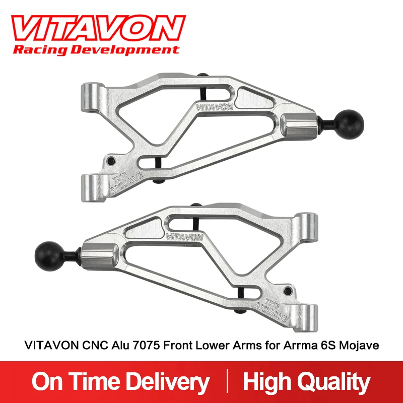 

VITAVON CNC Alu 7075 Mojave Front Lower Arms for Arrma 6S Mojave