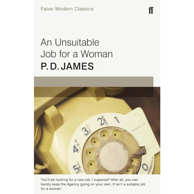 

Неподходит для женщины. Книга P D James Faber и Faber 9780571323166.