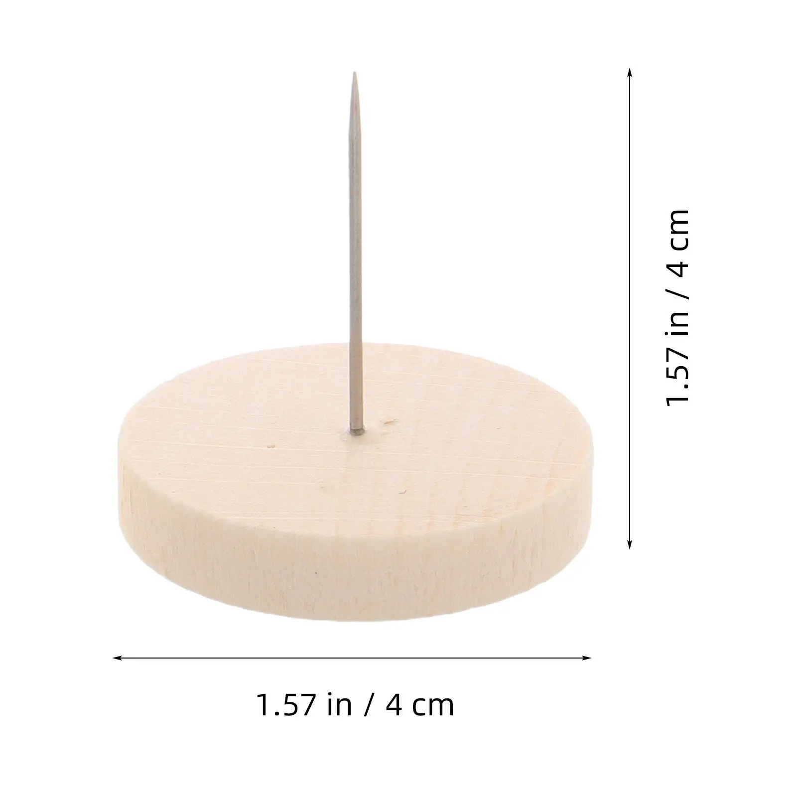 24Pcs Compact Crochet Display Stand Wooden Base for Stuffed Animals Action Figures Felting Crafts Knitting Projects