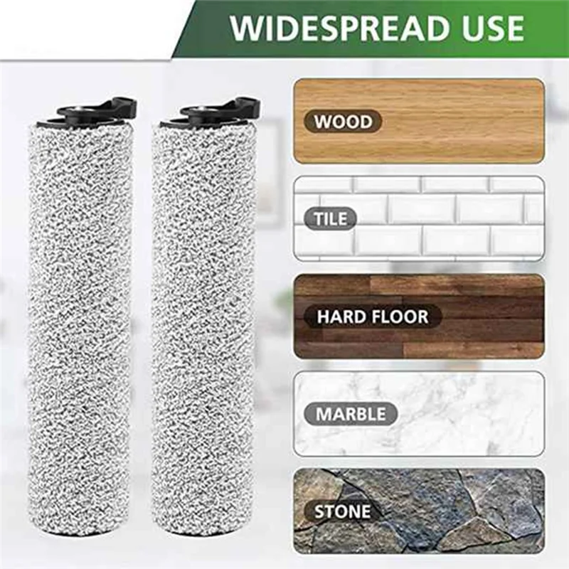 لـ Tineco Ifloor 3/Ifloor One S3 بكرات فرشاة بديلة ومرشحات Hepa أجزاء المكنسة الكهربائية الرطبة والجافة اللاسلكية-A77G