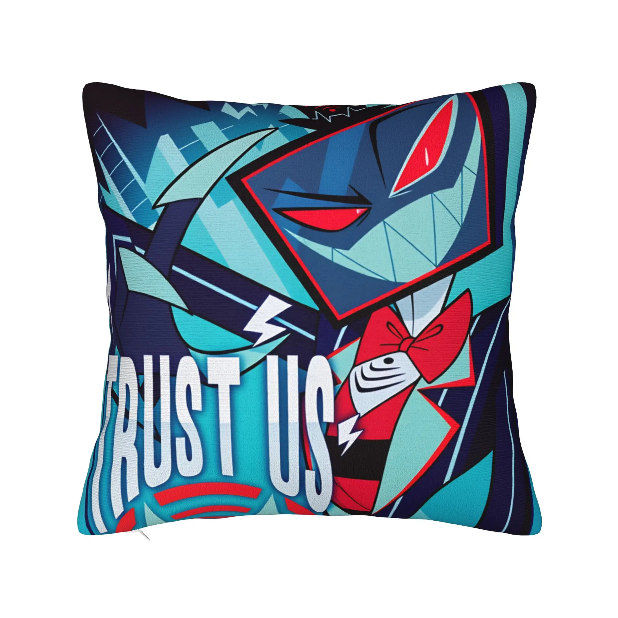 Funda de almohada Relax Alastor Vox Hazbines Hoteles, funda de almohada de moda para boda, fiesta, decoración del hogar, fundas de almohada