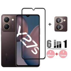 Full Cover Glass For Vivo Y27s Tempered Glass ForVivo Y27s Screen Protector HD Protective Phone Lens Film For Vivo Y27s
