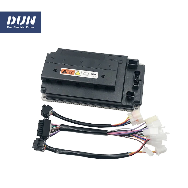 DUN/VOTOL EM70 70A Peak 230A 1KW 2KW BLDC Sine Wave Controller For In-Wheel Hub Spoke Mid-Drive Electric Motor