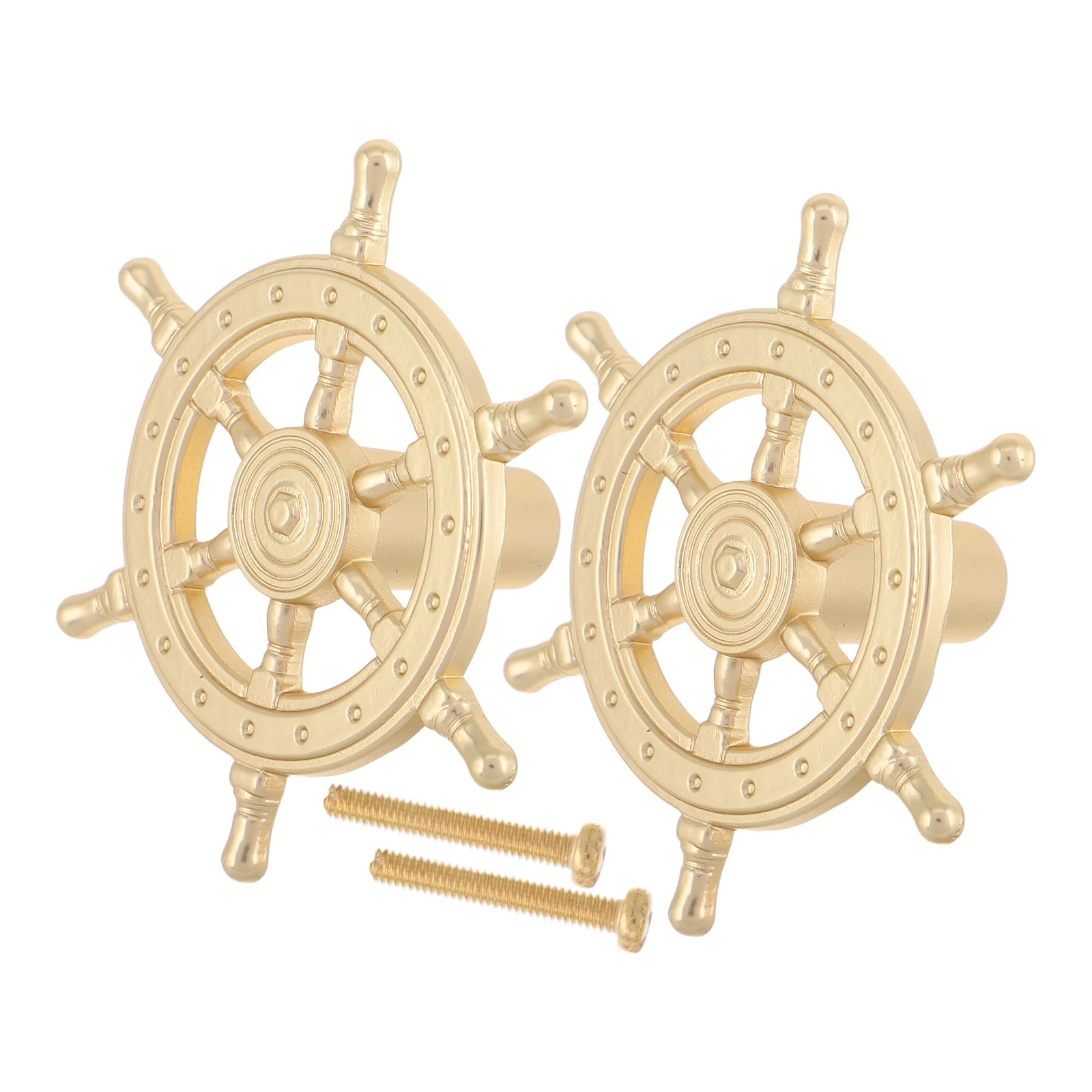 

2Pcs Kitchen Cabinet Door Handles Retro Style Zinc Alloy -Lasting Durability Comfortable Grip