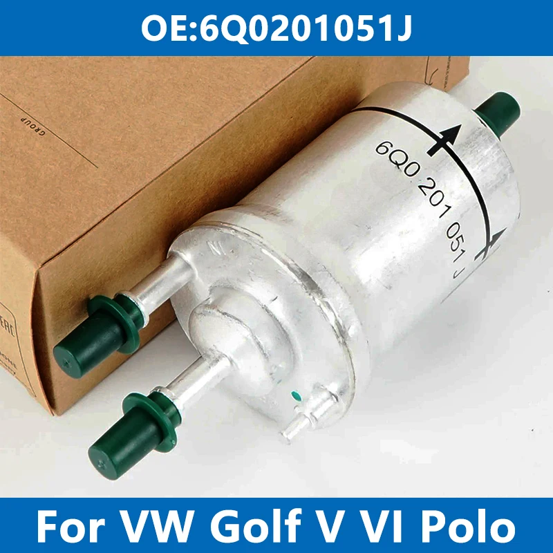 

Car Fuel Filter 6Q0201051J 4.0bar For VW SKODA SEAT CADDY GOLF V VI JETTA NEW BEETLE POLO TOURAN OCTAVIA FABIA 1.2 1.4 1.6 2.0