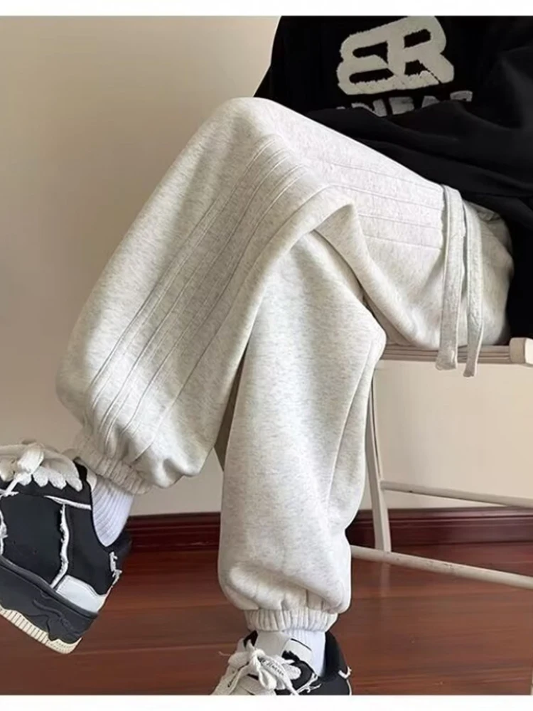 

Faionable Casual Men's Sweatpants Loose Fit Comfortable Spring Autumn Vintage American Sle Spor Loose Leggings