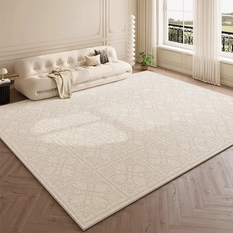 Medieval carpet living room luxury senior retro floor mat washable cream wind bedroom sofa blanket floor mats area rug