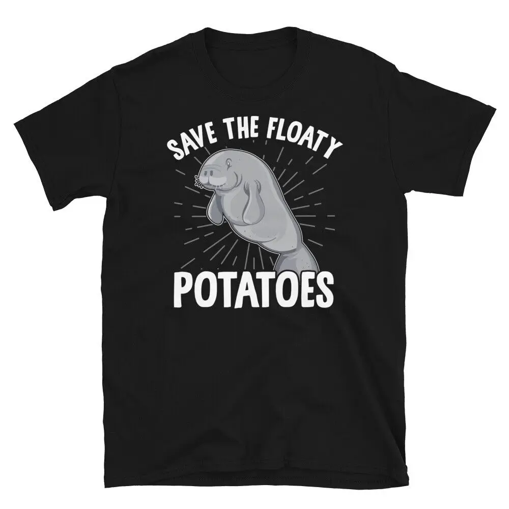 

Save the Floaty Potatoes Manatee Conservation Short-Sleeve Unisex T-Shirt