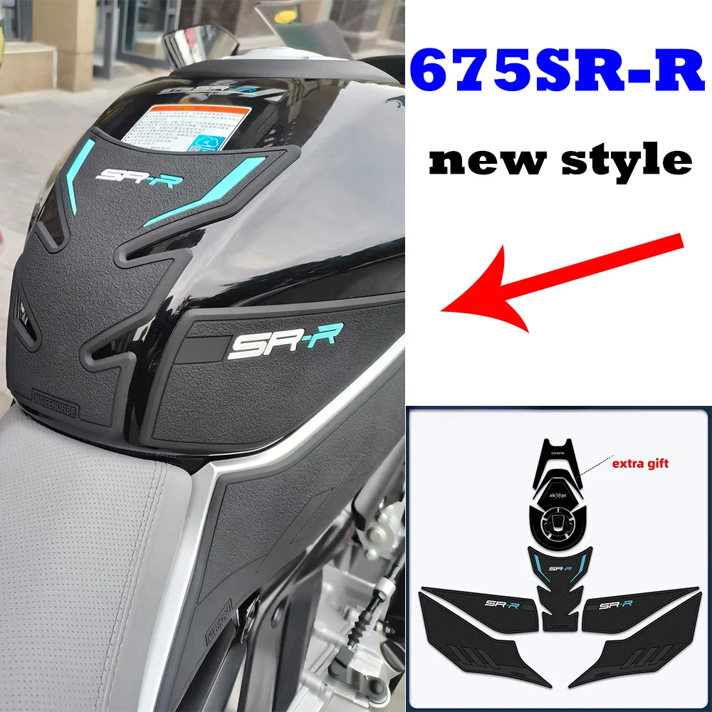 New Fuel Tank Sticker, Body Rubber Sticker, Fishbone anti Scratch, anti Slip, Wear-Resistant Film Modification for CF 675SR-R