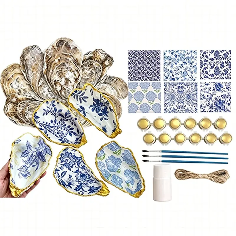 75STO-Scallop Shells For Crafts 12 Set 4