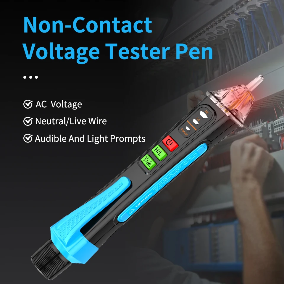 

Aicevoos Non-Contact Voltage Tester Pen,Induced Electric,Pen Voltage Detector,Electric Sensor,AC 12-1000V,Breakpoint Finder