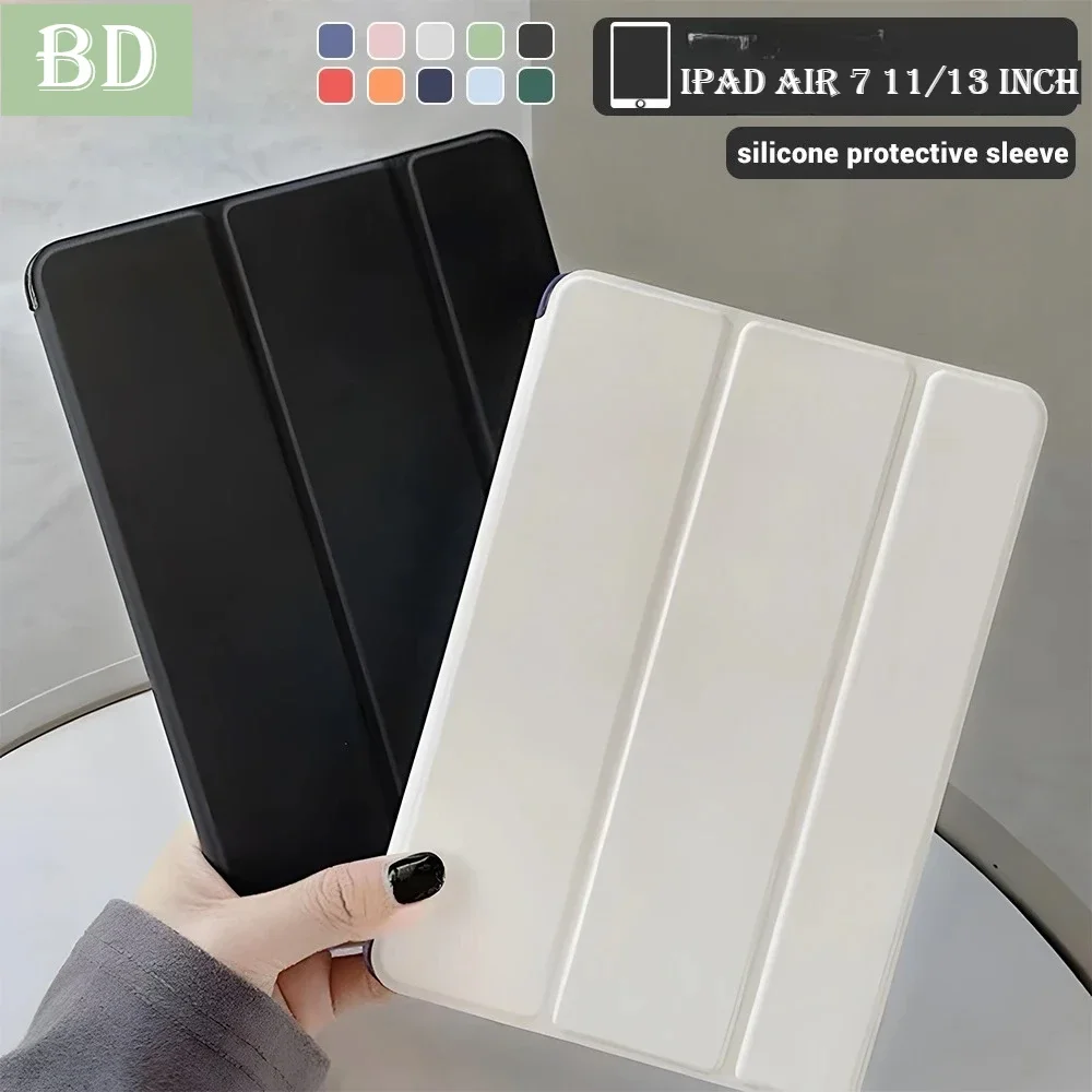 

Ultra Thin Soft Case for 2025 IPad AIR 11/13 Inch M3 11th A16 10th Generation 5th 9.7 Air 1 2 3 4 5 Pro9.7 Official Liquid Cover