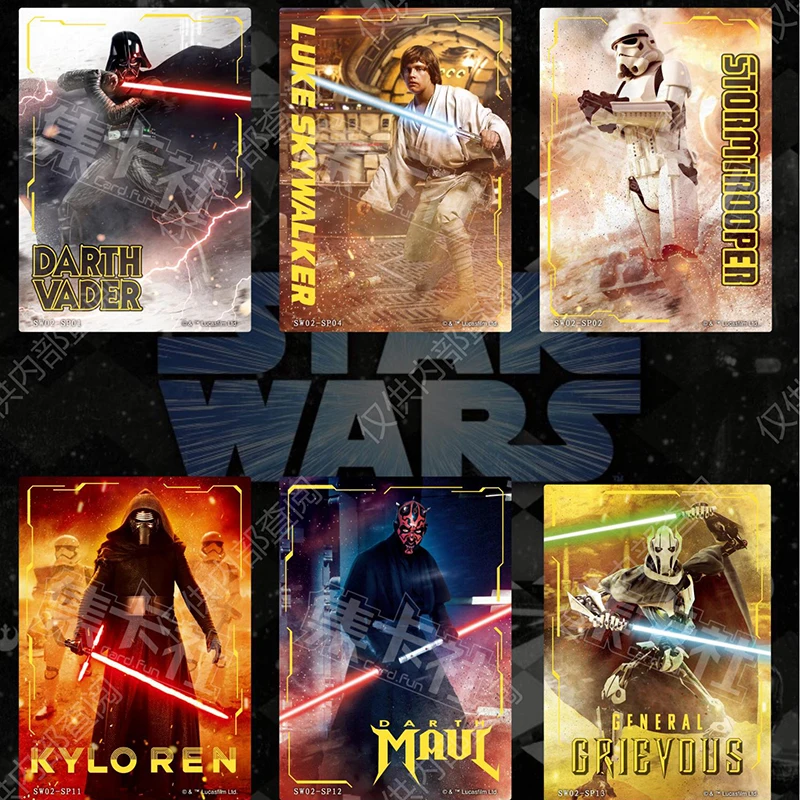 Coleção Star Wars Cards, Arte Global, Personagens de Ficção Científica, Periferia, Rara Limitada, Cartão especial, Conjunto completo, Cartão comercial