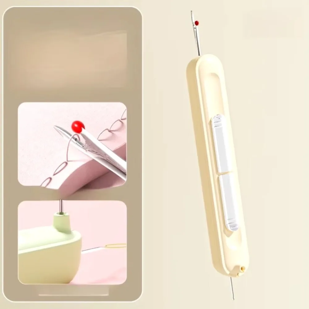 

Needlework Threading Needle Threader Embroidery Cross Stitch DIY Sewing Accessories Picking Thread Remover 2in1 Double Head