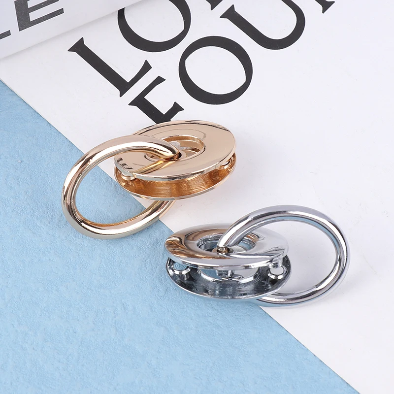 1Pc Metal Buckles Bag Side Hook Eyelet O Ring Clasp Screws Connect Handbag Handle Leather Bags Strap Belt Hardware Accessory