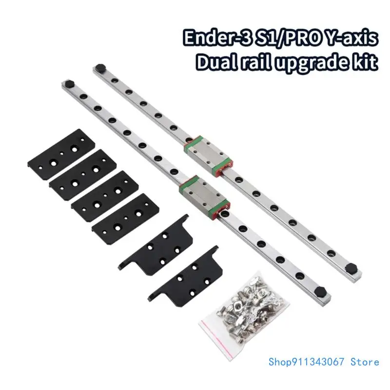 Dual Y MGN9H Linear Rails With Fix Plate Mount Bracket for Ender3 Ender3 3D Printer Part Drop shipping