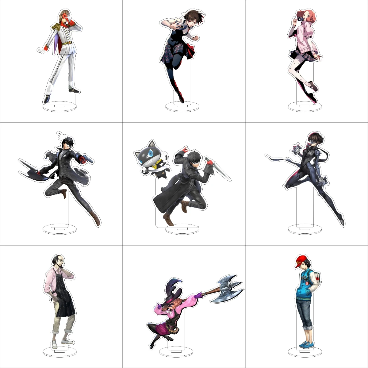 16CM Anime  Stand Ornaments Kasumi Yoshizawa/Sojiro Sakura/Munehisa Iwai/Maruki Takuto/Amamiya Ren  Figure Stand Halloween Gifts