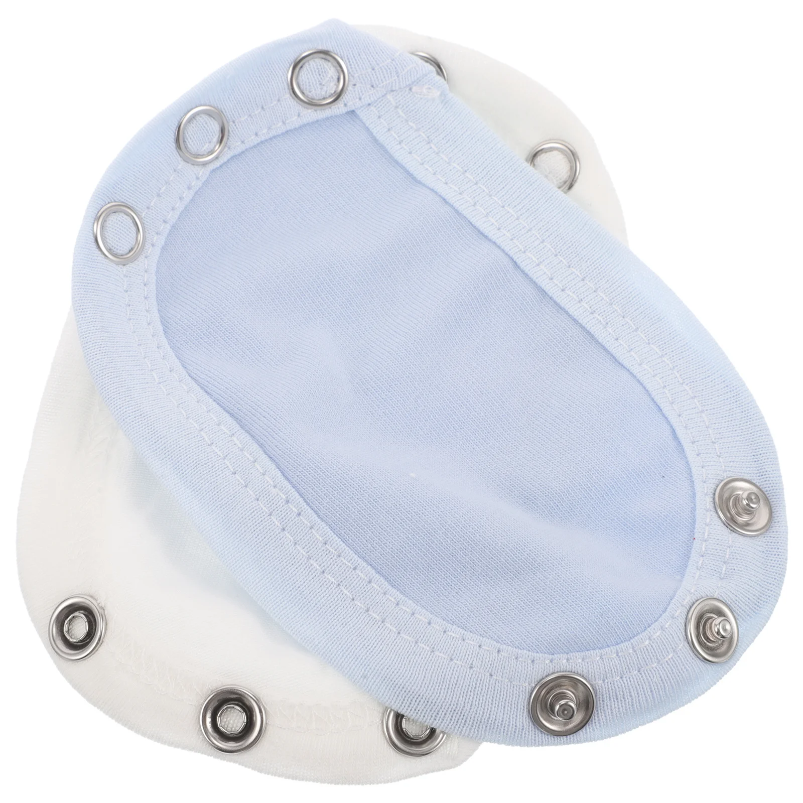 قطعتان من ملحقات بدلة الأطفال المصنوعة من القطن للأطفال الرضع والأولاد والبنات سهلة الاستخدام وقابلة للغسل في الغسالة