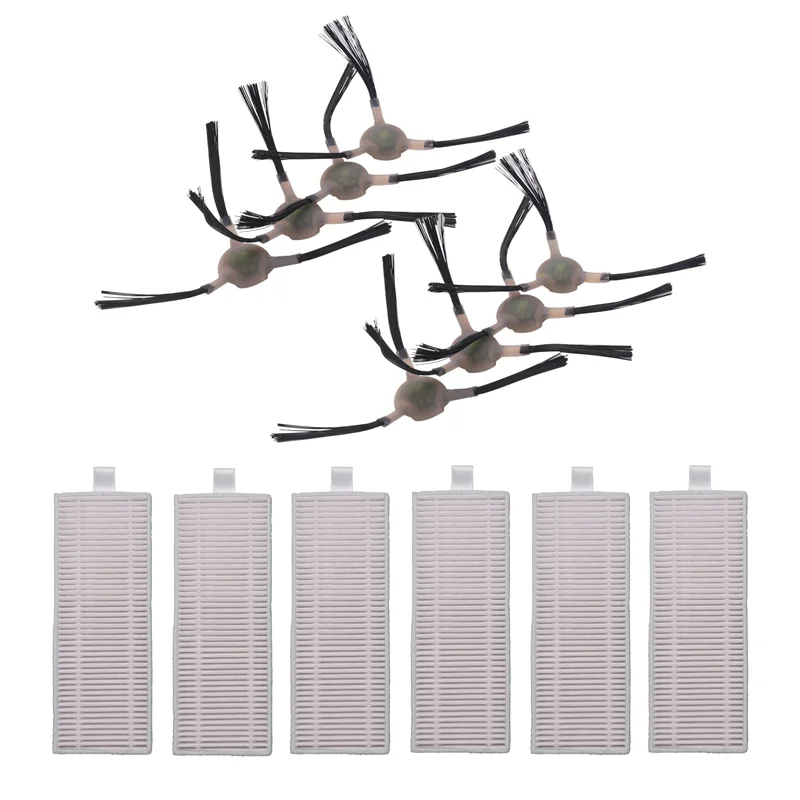 Replace HEPA Filter Edge Brush Accessories For OKP Life K2 K3 K4 Lefant M210 M210S M210B M213 Robot Vacuum Cleaner-T33C