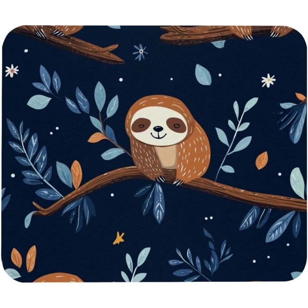 

Square mouse pad with tropical jungle design, washable and anti-slip rubber base, high-quality computer game accessories