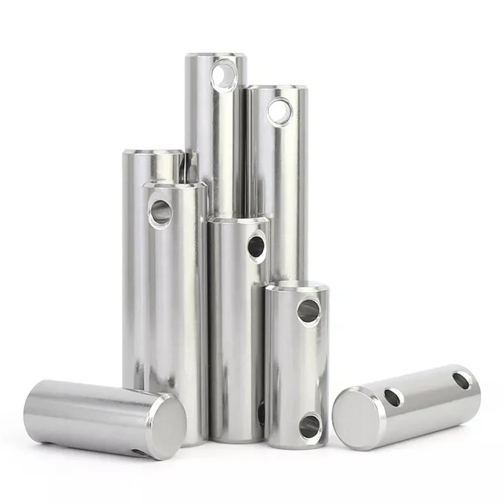 1 Pcs 304 Stainless Steel Dowel Pin Parallel Pin Roller Pin With Two Holes M4 M5 M6 M8 Pin Length 15/20/25/30/35/40/50/55/60mm