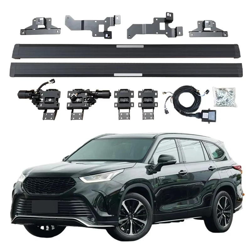 

Electric Running Boards Retractable Aluminum Alloy For Crown Kluger 2021-2024 SUV Side Steps with Carry Bag