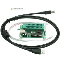 1 set PIC K150 ICSP programmer USB automatic programming microcontroller development with USB ICSP cable NEW