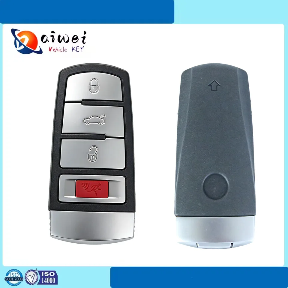 

New 4 Buttons Smart Remote Key Fob For VW Passat 315MHz ID48 Chip FCC ID NBG009066T Keyless Entry Car Key Replacement Accessory