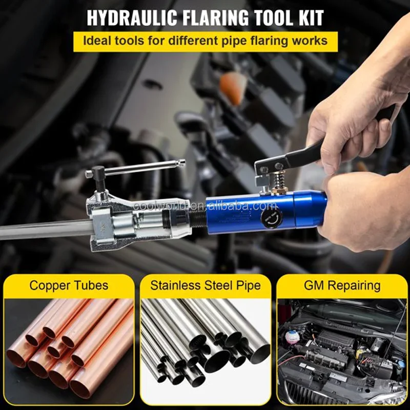 Automotie Brake Seri Tools Hydraulic Brake Pipe Line Flaring Tool Set for 3/16