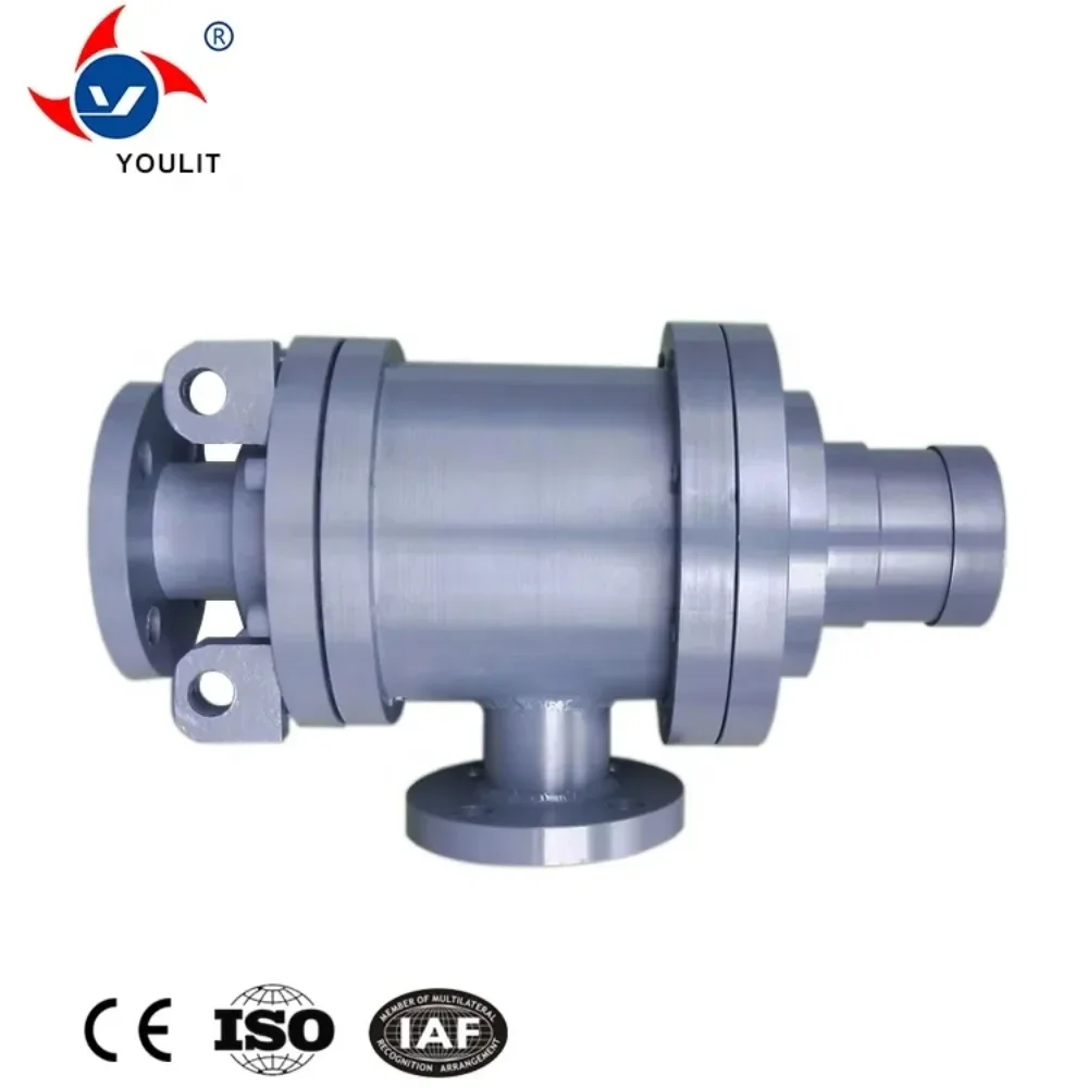 

Flange Connection Steam Heat Conduction Oil High Temperature Hydraulic Rotary Joint