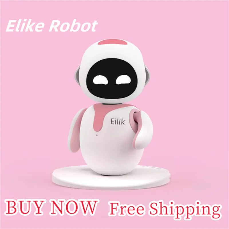 Eilik Smart Robot Pet Toy AI Emotional Intelligent Companion Pets Robot Touch Intractive Desktop Toys Children Adult Fun Gifts