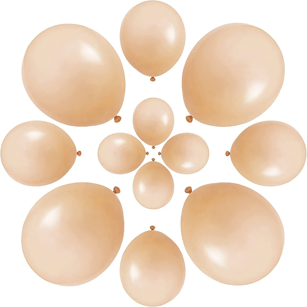 10/20/30pcs Sage Green Balloon Retro Sand White Pink Coffee Latex Ballon Metallic Gold Party Wedding Birthday Baby Shower Decor