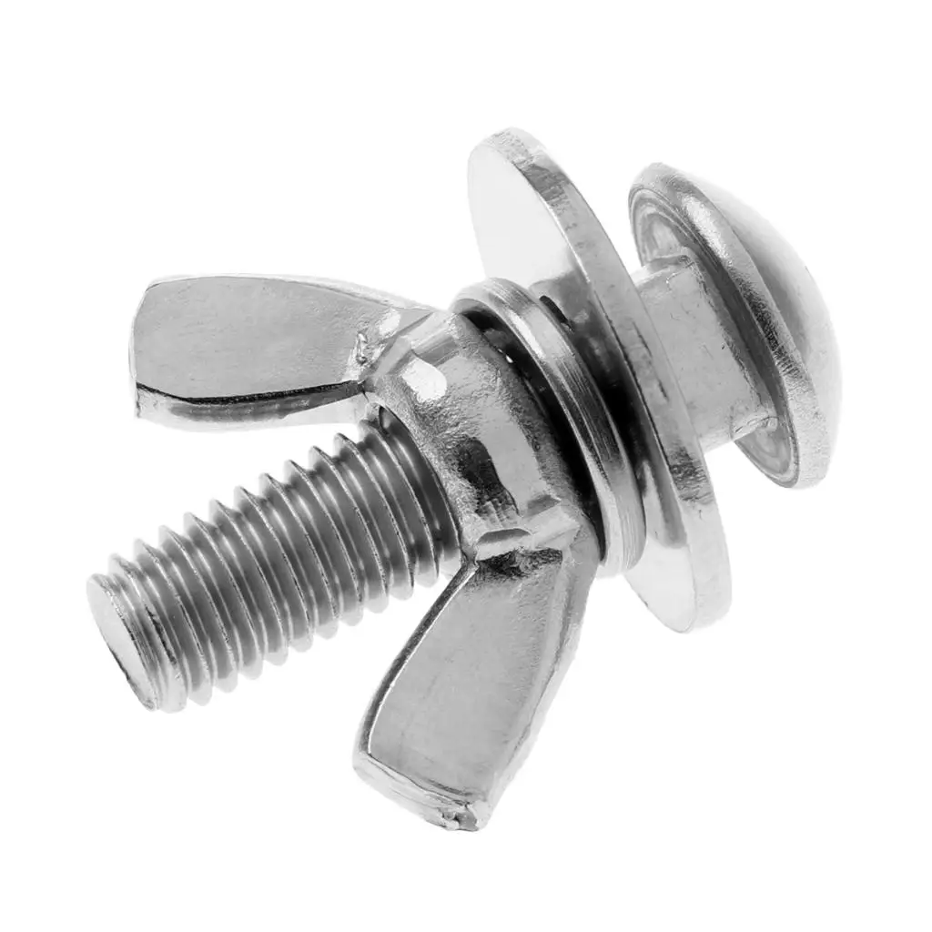 M8 Threaded Wing Screw Sets 35mm Stainless Steel Butterfly Screw with