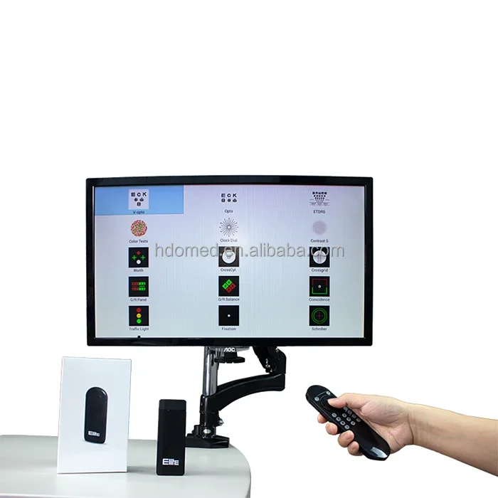 Gráfico visual digital da acuidade do software da acuidade da visão da ruptura de preços para otometrista