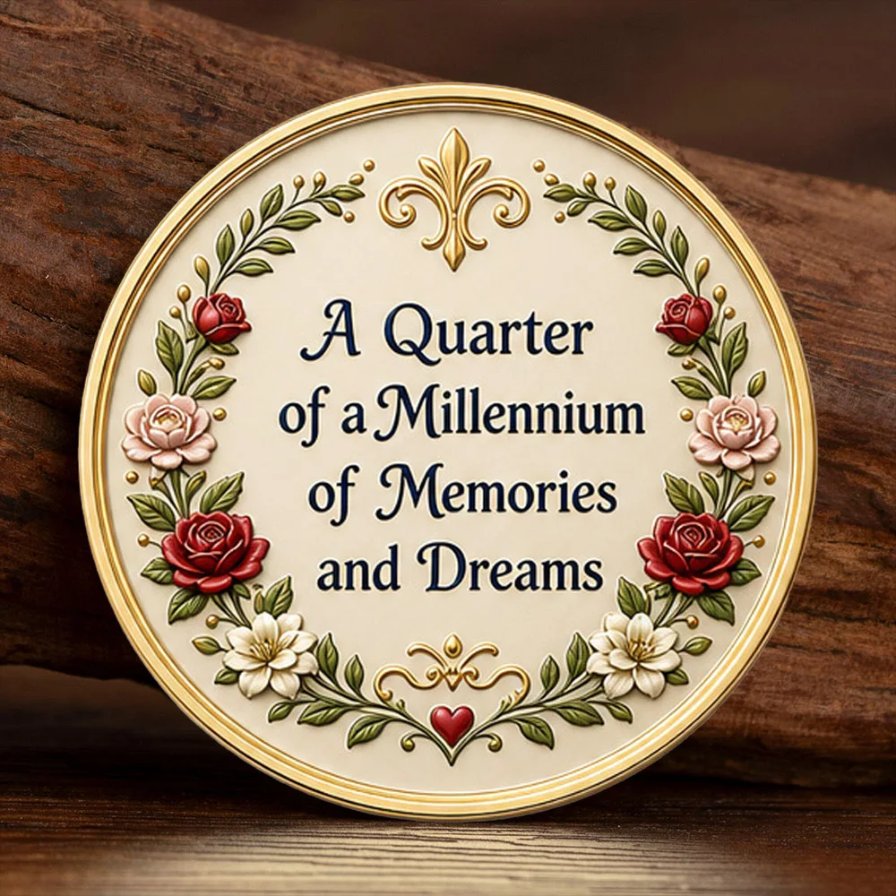 American 250th Anniversary Independence Day Commemorative Coin Golden Plated Collectible Coin