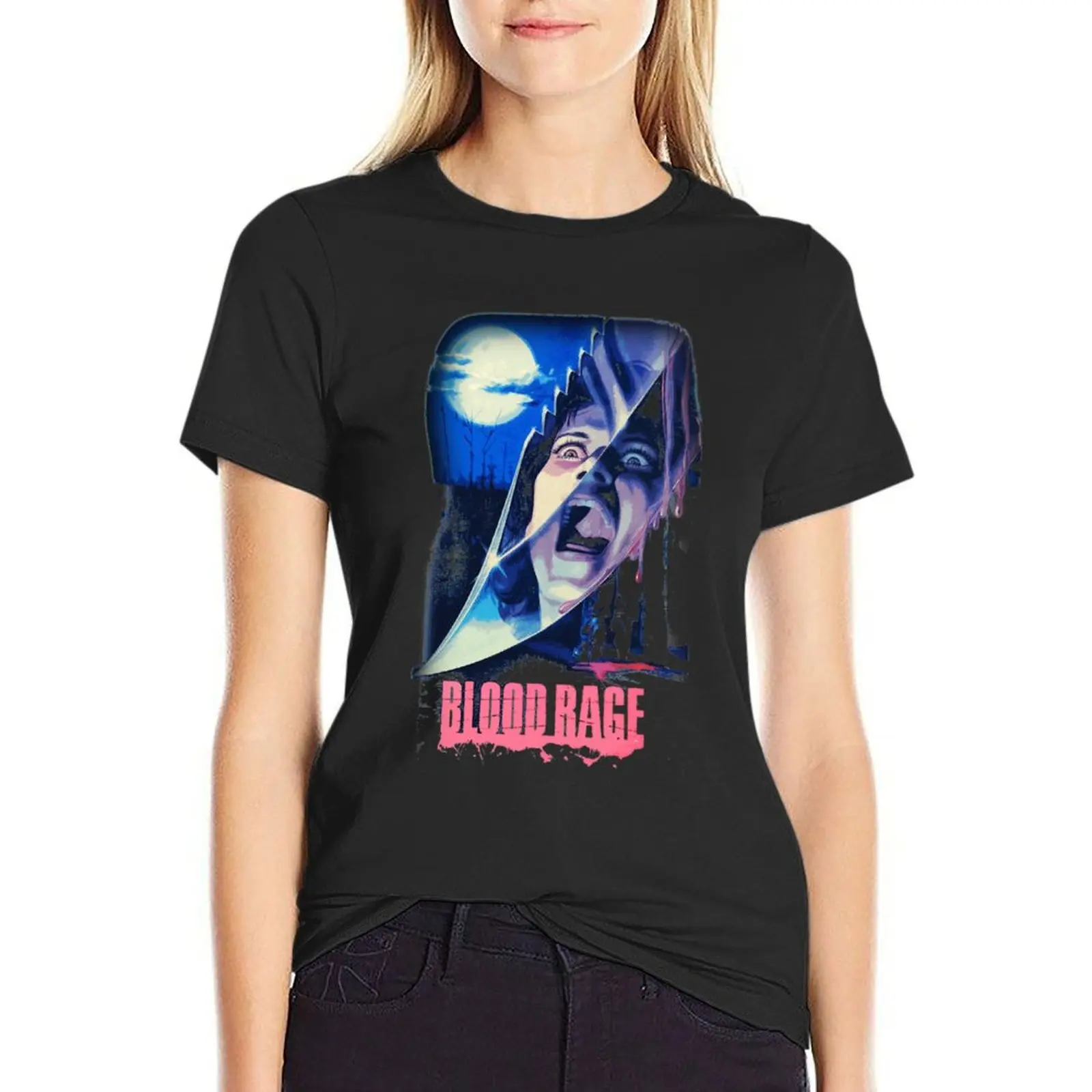 

Blood Rage T-Shirt summer clothes shirts graphic tees funny Women tops