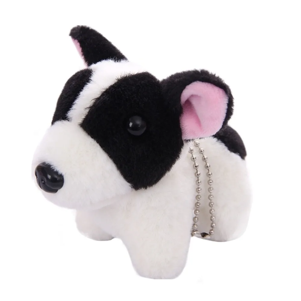 مجوهرات هدية محشوة الحيوان جرو المفاتيح الديكور حقيبة سحر الكلب قلادة رقيق Kawaii الكلب دمية على ظهره