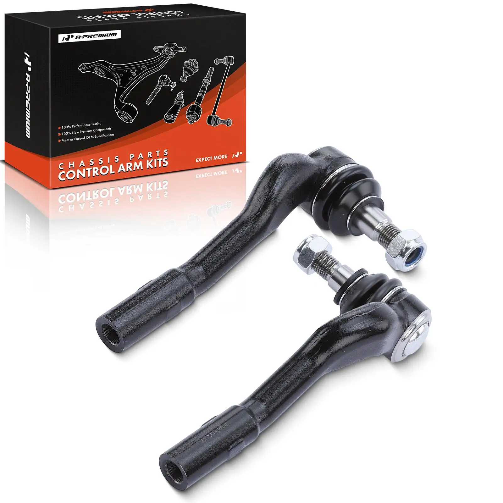 A-Premium 2x Outer Tie Rod End for Mercedes-Benz C230 2002-2007 C240 C320 2001-2005 C280 C350 2006-2007 C32 AMG 2002-2004 SLK280